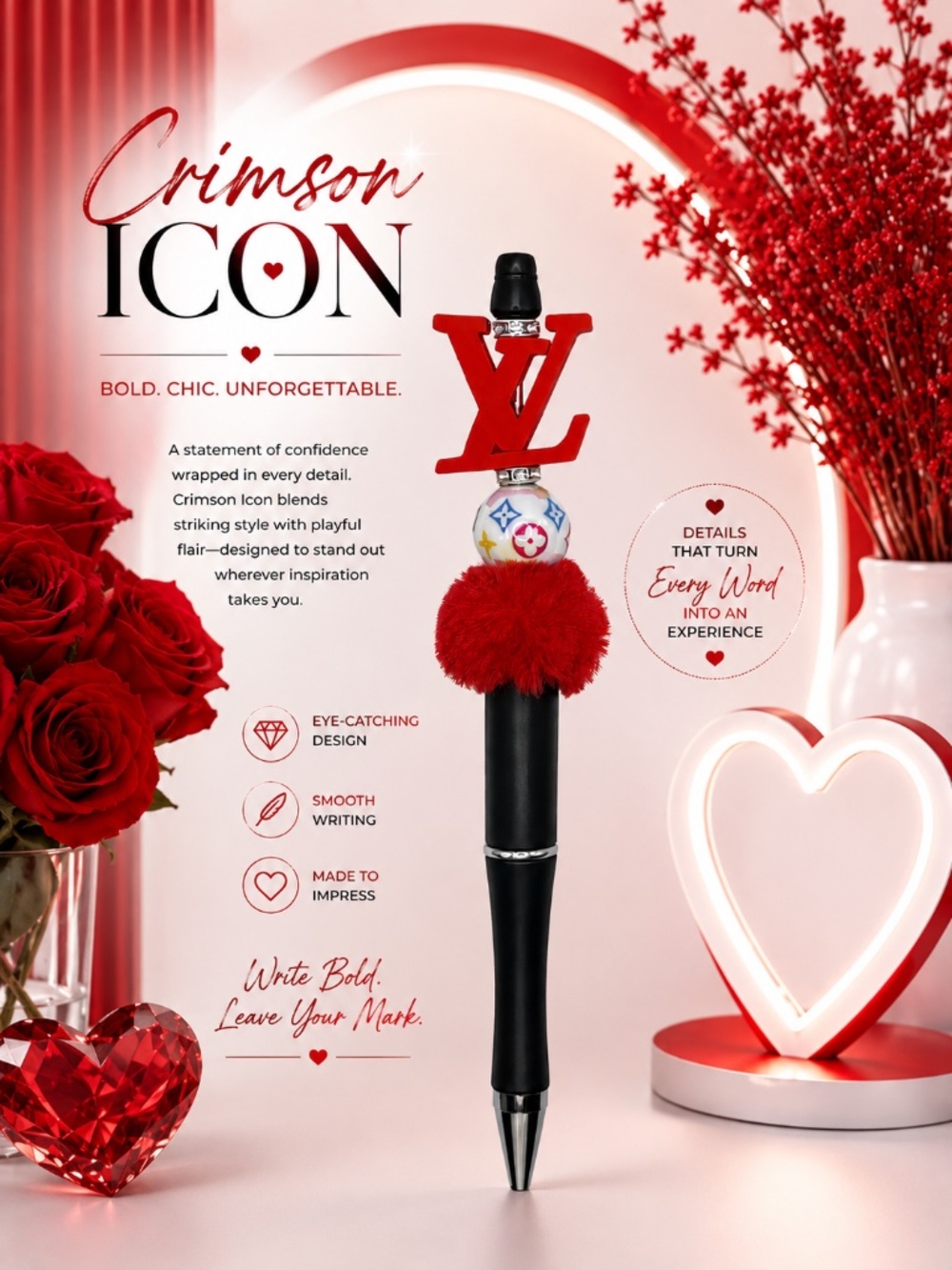 Red Obsession Luxe Pen